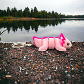 Axolotl Keychain, Fidget Toy, Axolotl Gifts, 3D Printed Keyring, Under 5 pounds